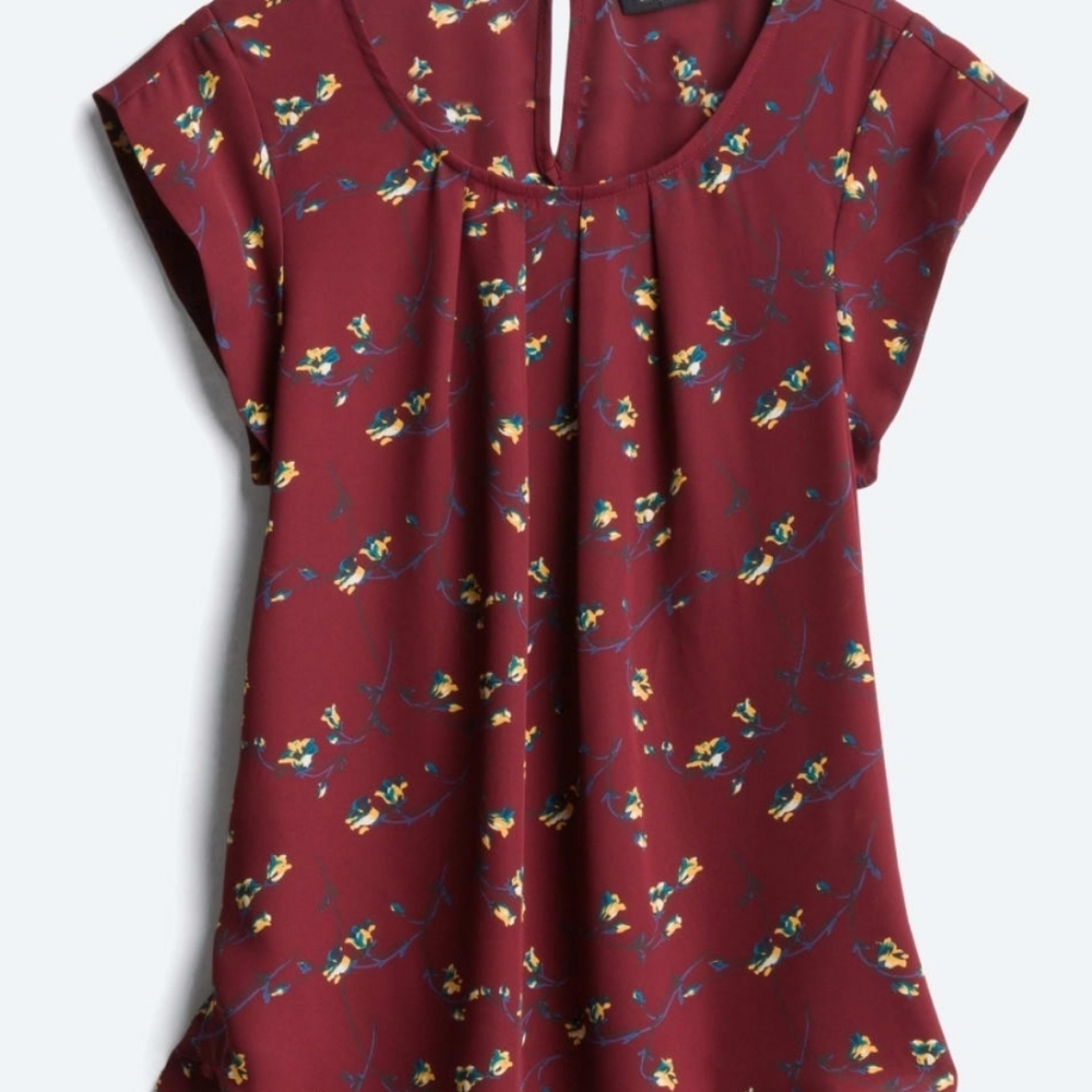 Maroon blouse